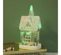 Christmas Ornaments Light Up Christmas Village Houses Christmas Village Sets House Decor Luminouss Snow House For Christmas Tabletop Decor Collectible Buildings Christmas Figurines