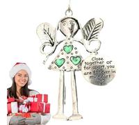 Christmas Ornaments Metal Angels, Crazy Beautiful Friend Forever Angel Ornament, Friendship Angel Ornaments Pendant, Christmas Angel Ornaments, Retro Iron Art Christmas Angel Decoration