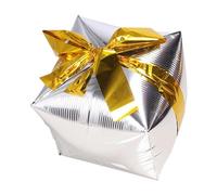 Christmas Ornaments New Year Decoration Gift Box Gift Pack Balloons New Year's Eve Party Classroom Decoration Aluminum Foil Balloons 18.11in Tree Ornaments for Festive