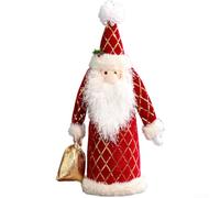 Christmas Ornaments Set with Foam, Velvet, Gold Glitter, and Pearl Elements for Tree Decoration and Holiday Decor (E)