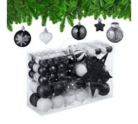 Christmas Ornaments Traditional Balls Bright Tree Baubles Decoration Set Classic