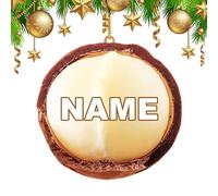 Christmas Ornaments with Nuts | Resin Christmas Tree Hangers - Multifunctional Car Pendant, Home Decoration, Funny Name, Christmas Nuts Decor for Wall