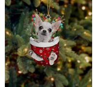 Christmas Ornaments & Xmas Decorations - Funny Tree Decorations - Suitable for Dogs & Dog Lovers - Lovely Stockings & Tree Xmas Gifts