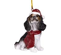 Christmas Ornaments - Xmas King Charles Cavaliers Holiday Dog Ornaments - Christmas Decorations