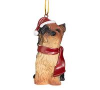 Christmas Ornaments - Xmas Yorkie Holiday Dog Ornaments - Christmas Decorations