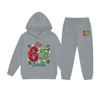 Christmas Outfit Baby Girl Cargo Jogger Set Long Sleeve Knitted Green New My First Number 6 7 Purple Quarter-Zip Newborn Romance White