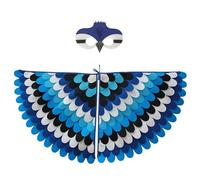 Christmas Outfits Bird-Owl-Costume for Kids with,Dress Up Clothes for Boys Girls Role Play Hallowen Party(Sky Blue,One Size)