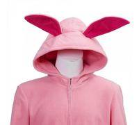 Christmas Outfits Men's Easter Bunny Coswear Pajamas Easter Bunny Pajamas Couple Coswear Set Includes And Gloves(M)