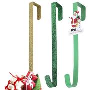 Christmas Over The Door Hanger | Metal Santa Claus Snowman Decor,Christmas Wreath Ornament Hook,for Indoor Outdoor Holiday Wall Home Dining Table Schools Homes