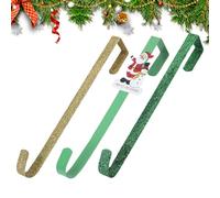 Christmas Over The Door Hanger,Metal Santa Claus Snowman Decor - Decorative Garland Hanger for Christmas | for Wall Home Indoor Outdoor Dining Table Schools Homes Holiday Seasonal Party
