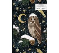 Christmas Owl Notebook: Winter Holiday Journal for Inspiration & Ideas: 120 Dotted Pages, 6 x 9 Inches, Perfect for Festive Journaling and Planning