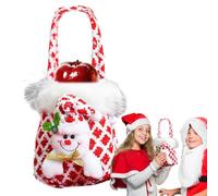 Christmas Packaging Bags | Reusable Santa Claus Home Decorations With Handle, Candy Pouch | For Adults Family Friends Wedding New Year's Eve