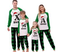 Christmas Pajamas, Family Christmas Pyjamas Set Mens Womens Letter Printed Xmas Matching Pyjama Kids Pjs Family Cartoon Cute Boys Girls Christmas Pj, Letter H 5-6 Years