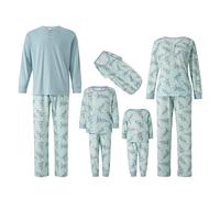 Christmas Pajamas For Family, Organic Cotton Holiday Pajamas Matching Sets Christmas Tree Print Holiday Xmas Jammies Set Family Christmas Pjs Matching Sets (Baby, 0-6 Months, Green)