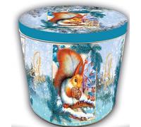 Christmas Panettone - Gran Ducale Italia Original Classic Panettone | Premium Traditional Italian Christmas Cake Gift Tin | Panettone Xmas New Years Eve Tea Time Cake 1kg - Blue Winter Wonderland