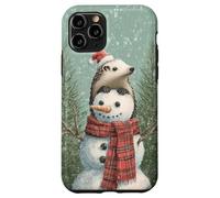 Christmas Pangolin With Snowman Holiday Winter Art Case for iPhone 11 Pro