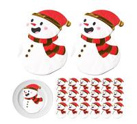Christmas Paper Napkin, Tableware Napkin - Christmas Snowman Print Paper Towel | Paper Napkins for Tableware Decorations Decorated Paper Napkins