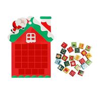 Christmas Paper Snowman Advent Calendars 24 Day Countdowns Hanging Decoration Family Interactive Holiday Tradition Gift Paper Advent Calendars Decors
