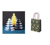 Christmas Paper Tree Bundle Honeycomb & Forest Gift Bags Bundle