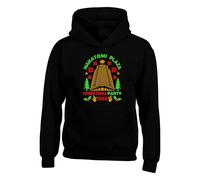 Christmas Party 1988 Hoodie,Christmas Party Corporation Plaza Christmas Party Hooded Die Hard Movie Inspired Unisex Xmmas Nakatom Unisex(4XL, Black)