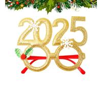 Christmas Party Cups, Christmas Decorative Cups 2025,2025 Glasses Frames Decoration - Multipurpose Party Decorations for New Year's Eve Party, Christmas Party, Photo Shoots,