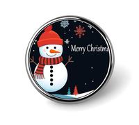 Christmas Party Round Badge Pin Funny 1 Inch Button Brooch Lapel Pins Fashion Hat Shirt Pin Tie Tack Pinback Buttons Badge Party Supplies Decor Badges For Clothing Coat Hat Dress For Men Women