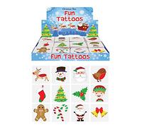 48 x Christmas Children's Temporary Tattoos (4 packs of 12)