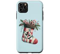 Christmas Patchwork Holiday Sock Festive Decor Case for iPhone 11 Pro Max