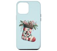 Christmas Patchwork Holiday Sock Festive Decor Case for iPhone 12 Pro Max