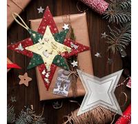 Christmas Patchwork Star Template Set,Star Quilting Template Patchwork Tools,Handmade Christmas Patchwork Star Template Set, Christmas Craft Kit for Festive,DIY Sewing Tool for Sewing Lovers