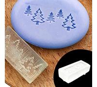Christmas Pattern Acrylic Soap Stamp Transparent Natural Imprints Natural Organic Handmade Making Supplies Personalized Acrylic Making Embossing