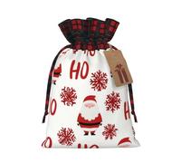 Christmas Pattern Christmas Burlap Gift Bags With Drawstring And Tags - Tiny Small Gift Bags For Xmas Candy And Christmas Supplies, Christmas Drawstring Gift Bags 8.3×11.8in