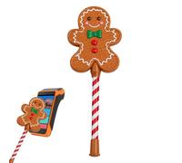 Christmas Payment Wand | Cute Gingerbread Man Contactless Festive Stick | Funny Festive Payment Trolls - For Travel, Office, Shop, Cafe, Holiday Shopping, Party