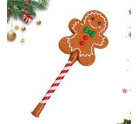 Christmas Payment Wand - Cute Gingerbread Man Contactless Festive Stick | Funny Festive Payment Wand, Holiday Checkout Prop with Gingerbread Design for Travel Office Retail Store Cafe Holiday