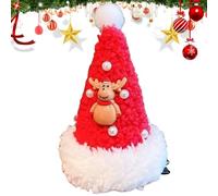 Christmas Pearl Hair Clip, Christmas Hair Clips - Hair Clips with Shiny Pearl, Classic Christmas Element Hair Styling Tool for School Activities, Parties with Friends, Theme Parties and Family