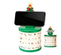 Christmas Pen Holder - Multifunctional Rotating Desk Calendar, Table Pen Holder - For Students, Schools, Home, Dorm, Library, Studio, Craft Room