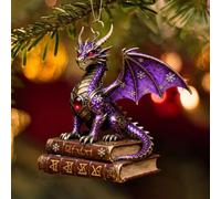Christmas Pendant, Christmas Tree Ornaments, Unique Shaped Appearance, Dragon Theme, Crafted from Quality Plastic Material, Easy to Hang & Maintain, Suitable for Xmas Trees, Home (MulticolorA)