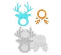 Christmas Pendant Mould | Winter Parties Reusable Easy Release - Silicone Mould for Christmas Tree Ornaments and Reindeer | For Home School Party Adults Family Couples