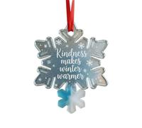 Christmas Pendants, with Timeless Design, 8x7.3x1.5cm, Friendship Keepsake Christmas Pendant, Sea Glass Friendship Decor, Handcrafted Detailing, for Best Friends