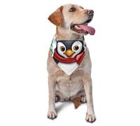 Christmas Penguin Dog Bandana Pet Scarf Accessories for Small Medium Dogs Cats Photo Prop, Triangle Pet Bandanas Adjustable Puppy Bib Washable Dog Kerchief Puppy Neckerchief