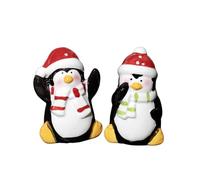 Christmas Penguin Salt and Pepper Set of 2 Ceramic Novelty Kitchen Shaker Pots