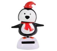 Christmas Penguins Solar Power Dancing Figures, Solar Powered Dancing Toys for Car Dashboard, Cute Shaking Head Car Ornaments for Dashboard Desk Home Decoration, Gift for Driver