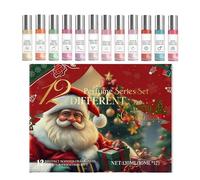 Christmas Perfume - Mini Perfume Sets, 12 Pieces Long Lasting Perfumes | Christmas Style Womens Fragrance Gifting Sets | Elegant Fragrance For Women Wife Girlfriend Commuting Dating Party Night Out
