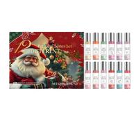 Christmas Perfume Set - 12 Pieces Christmas Fragrances, Mini Gift to Discover Fragrances, Funny Assortment Collection Box, Fragrance Sample for Festive Parties, Versatile Mood and Daily Variety for