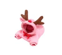 Christmas Pet Clothes Costume Reindeer Transformation Deer Hooded Sweatshirt Dog Jumper Cat Coat Warm Small And Medium Dog Hoodie