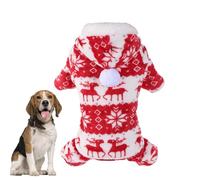 Christmas Pet Clothes - Dog Christmas Outfit, Warm Sweaters For Knitting Holidays | Elk Sweater In Creative And Eye-Catching Puppy Costume, Thermal Protection S