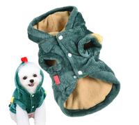 Christmas Pet Costume - 30cm Fleece Dog Hoodie Festive Cat Outfit Holiday Pet Wear Funny Winter Animal Apparel | Reusable Christmas Costume for Indoor Outdoor Pets Holiday Photos Parties Cute Sea