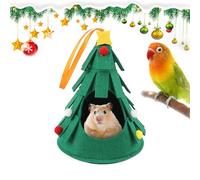 Christmas Pet Hideaway - Gives Your Furry Friend A Festive Place to Rest | Cosy Christmas Tree Tent Made of Soft Felt | For Guinea Pigs, Hamsters, Birds and Other Small Pets