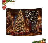 Christmas Photo Backdrop - 74.8x47.2 Inch, Vintage Winter, Santa Snowman, | Winter Holiday Backdrop - Festive Photography Scene for Christmas | Fabric Material, Santa Artwork, Snowman Design, Party