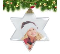 Christmas Photo Decorations - Small Transparent Photo Frames | Fillable And Perfect For Festival Decorations, Portable Hanging Ornaments, Ideal To Add A Personal Touch To Your Home